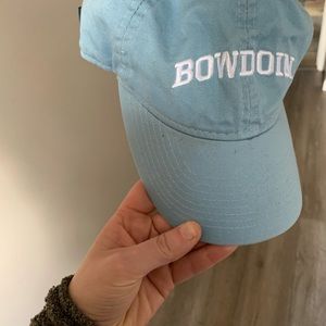 Bowdoin collage baseball hat, ball cap. Maine